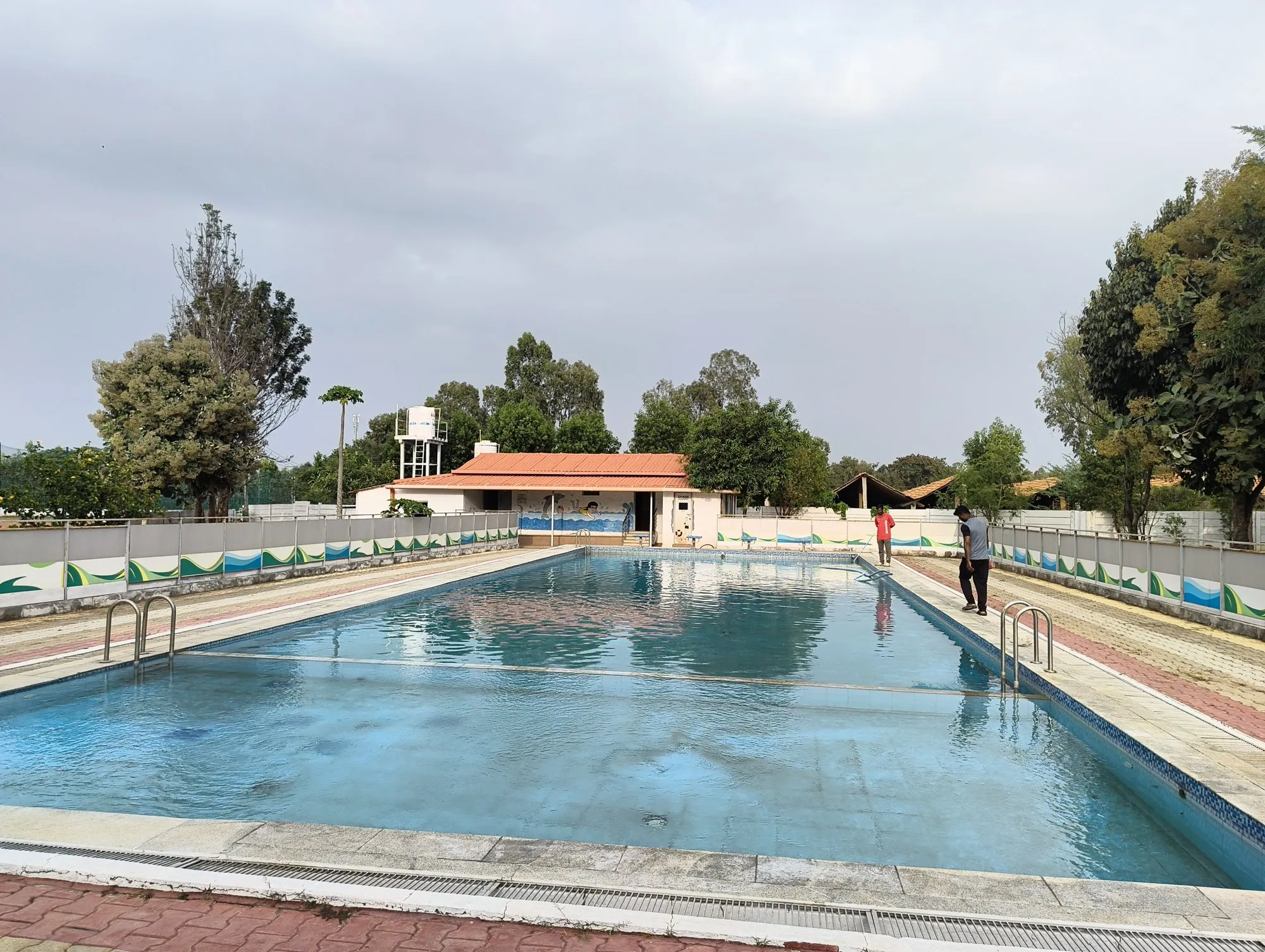 Outdoor swimming pool